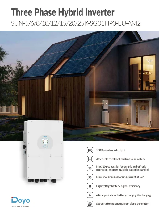 Invertor Hibrid Trifazat Deye 8 kW HV – SUN-8K-SG01HP3-EU-AM2 6